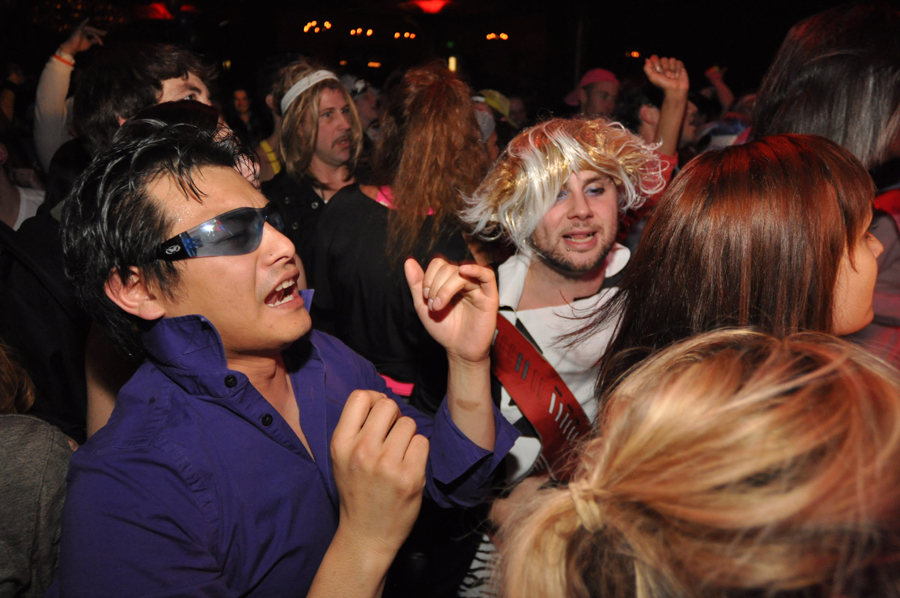 The crowd passionately sang along to their favorites from the decade.