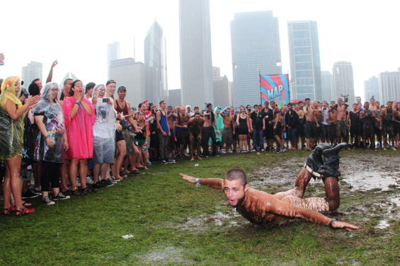 It was very muddy -- that about sums up Day 3. Check