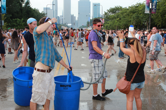 It was 85 and humid.