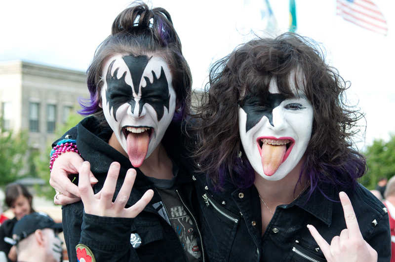 KISS played last night at Everett's Comcast Arena and we have to