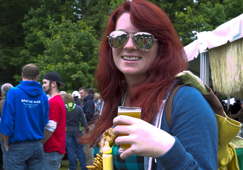 Remember how good pretzels and mustard are with beer? Now you can wear them around your neck.