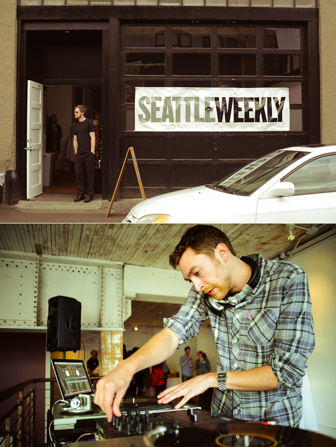 DJ 100 Proof actually had people in Seattle dancing. Imagine that.