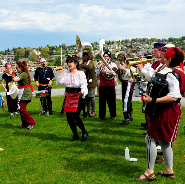 It got pretty loud at Gasworks on Saturday with Honk Fest, a
