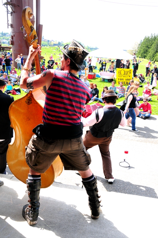 It got pretty loud at Gasworks on Saturday with Honk Fest, a