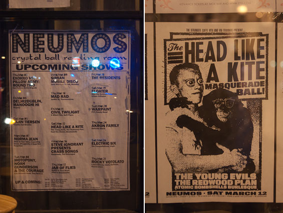 Head Like a Kite played Neumo's Saturday night, along with the Young