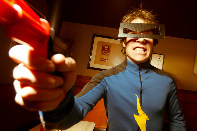 Superhero fans (and some "Real Life Superheroes") converged on Ballad Saturday night