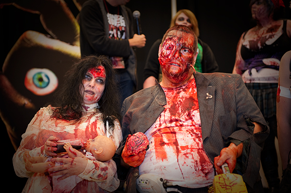 On Friday night Zombie Prom kicked off this weekend's inaugural ZomBcon convention.
