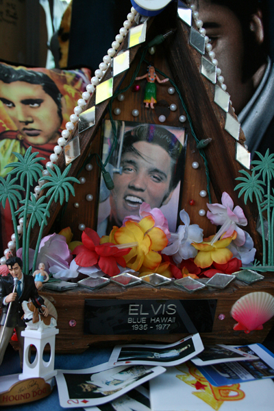 Fans of The King gathered last night at Cafe Racer and the