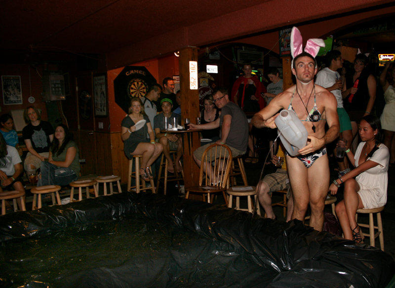 Yes, you are reading this right - LUBE wrestling. The ladies of