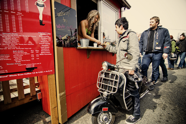 A bevy of bikers meet up for "Meant to Offend #18", a