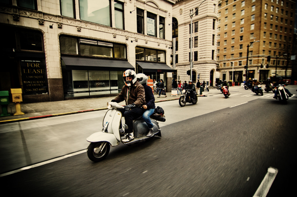 A bevy of bikers meet up for "Meant to Offend #18", a