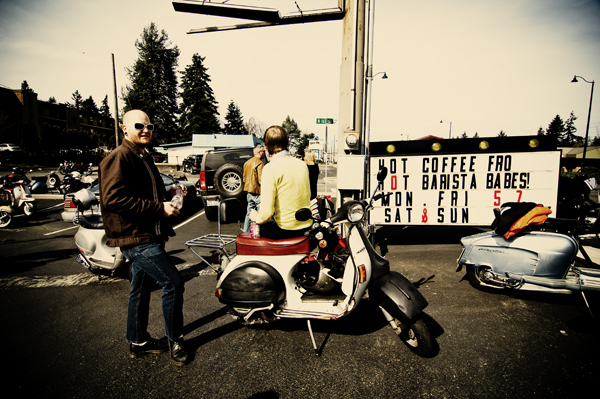 A bevy of bikers meet up for "Meant to Offend #18", a