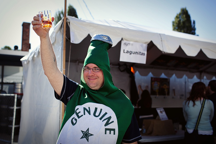 Chad's beer is most excellent. He's drinking everything he can get his hands on.