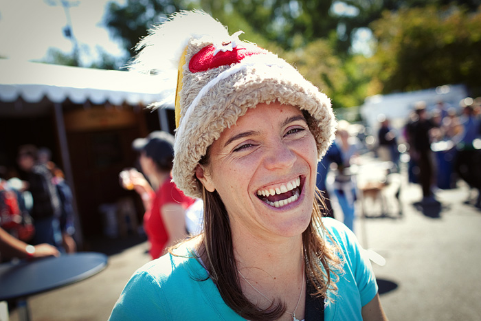 Carlee found this hat at an Oktoberfest in Munich two years ago.