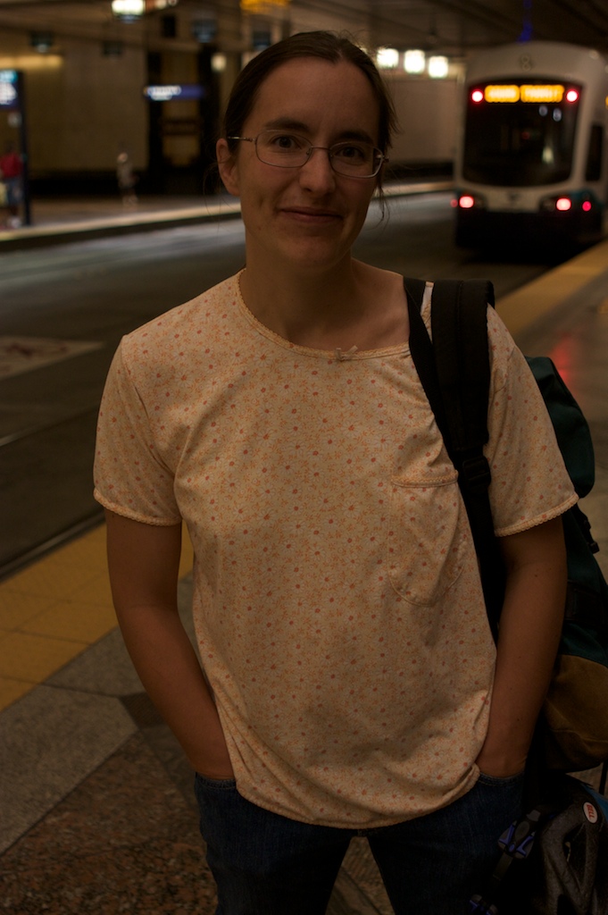 Alisa said the light rail was fun and makes Seattle feel like a big city, finally.