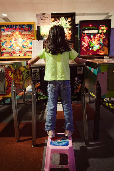 At 6 years old, they need a little boost stepping up to the game.