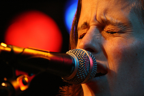 Sera Cahoone closed out the Noise for the Needy benefit with Okkervil