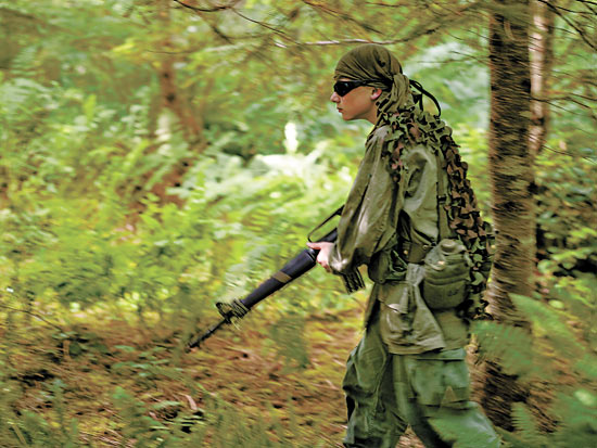 That resemblance has fueled the popularity of these Airsoft guns, a name given them by the Japanese, who first produced them, presumably because the BBs shot by these guns have a relatively soft impact.