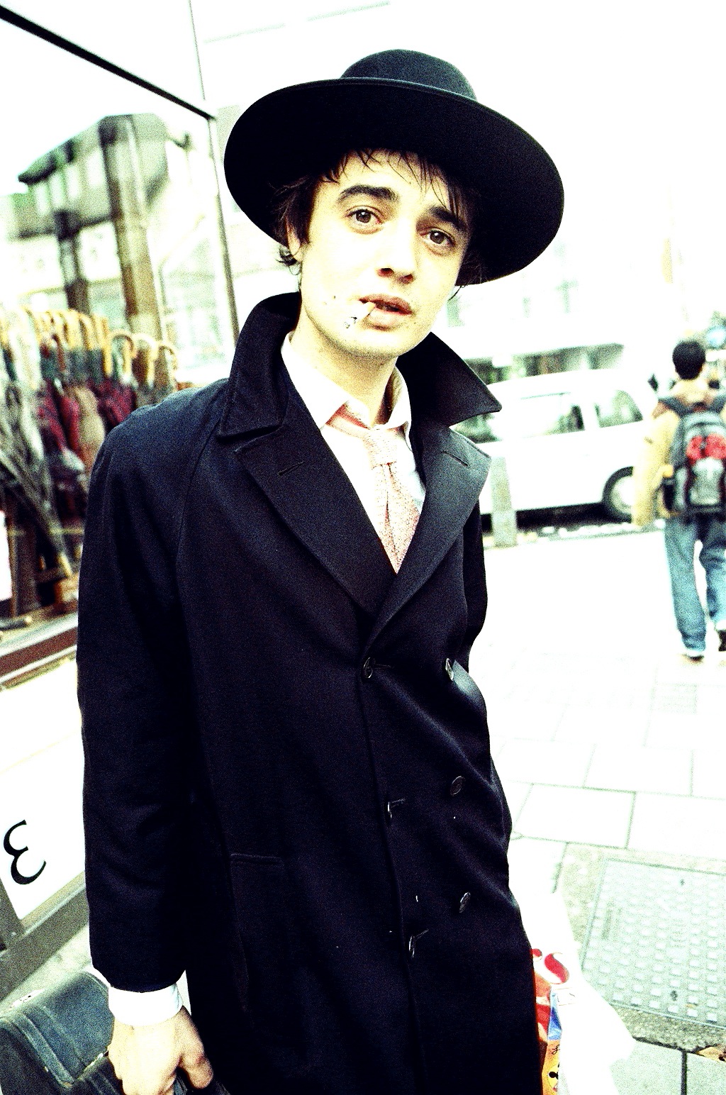 Pete Doherty: The drug-addled sometime robber and occasional sexer-up of Kate Moss has, contrary to sound evolution, managed to breed twice. One kid he sees occasionally. The other he neither sees nor speaks of regularly. Says Doherty of the kid with whom he has no relationship: Poor little fucker. From your crack-smoking lips to God's ears, Pete.