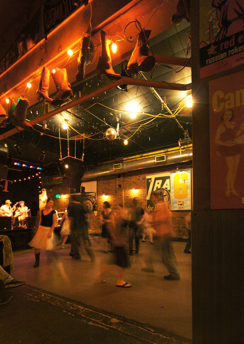 The Tallboys host square dancing every Monday evening at The Tractor Tavern