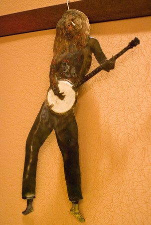 Banjo girl wall hanging.