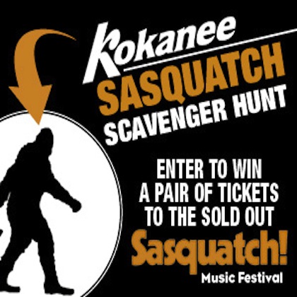 Seattle Weekly and Kokanee want to Send you to Sasquatch Festival!Win a