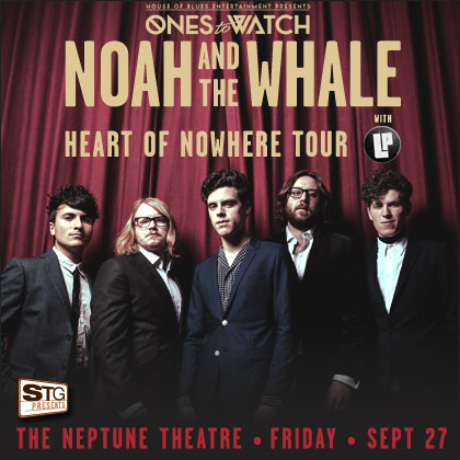 ENTER TO WIN HERE!STG Presents Noah & The Whale | Special Guest: