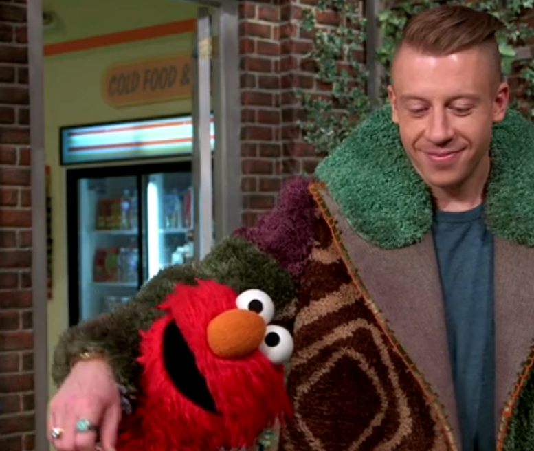 Rumors that Elmo will be producing Macklemore's next album remain unconfirmed.