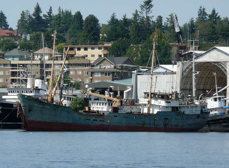 The mighty ship, after taking a few too many hits