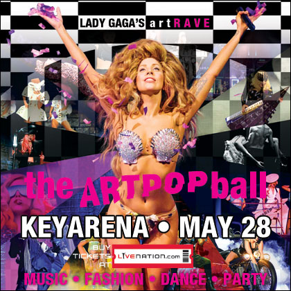ENTER TO WIN HERE Lady Gaga's artRave - The ARTPOP Ball Wednesday |
