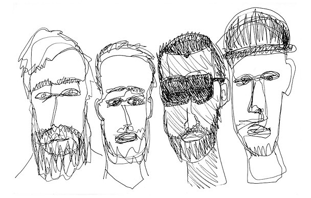 New York–based guitarist Alex Holden is telling me about his former group,