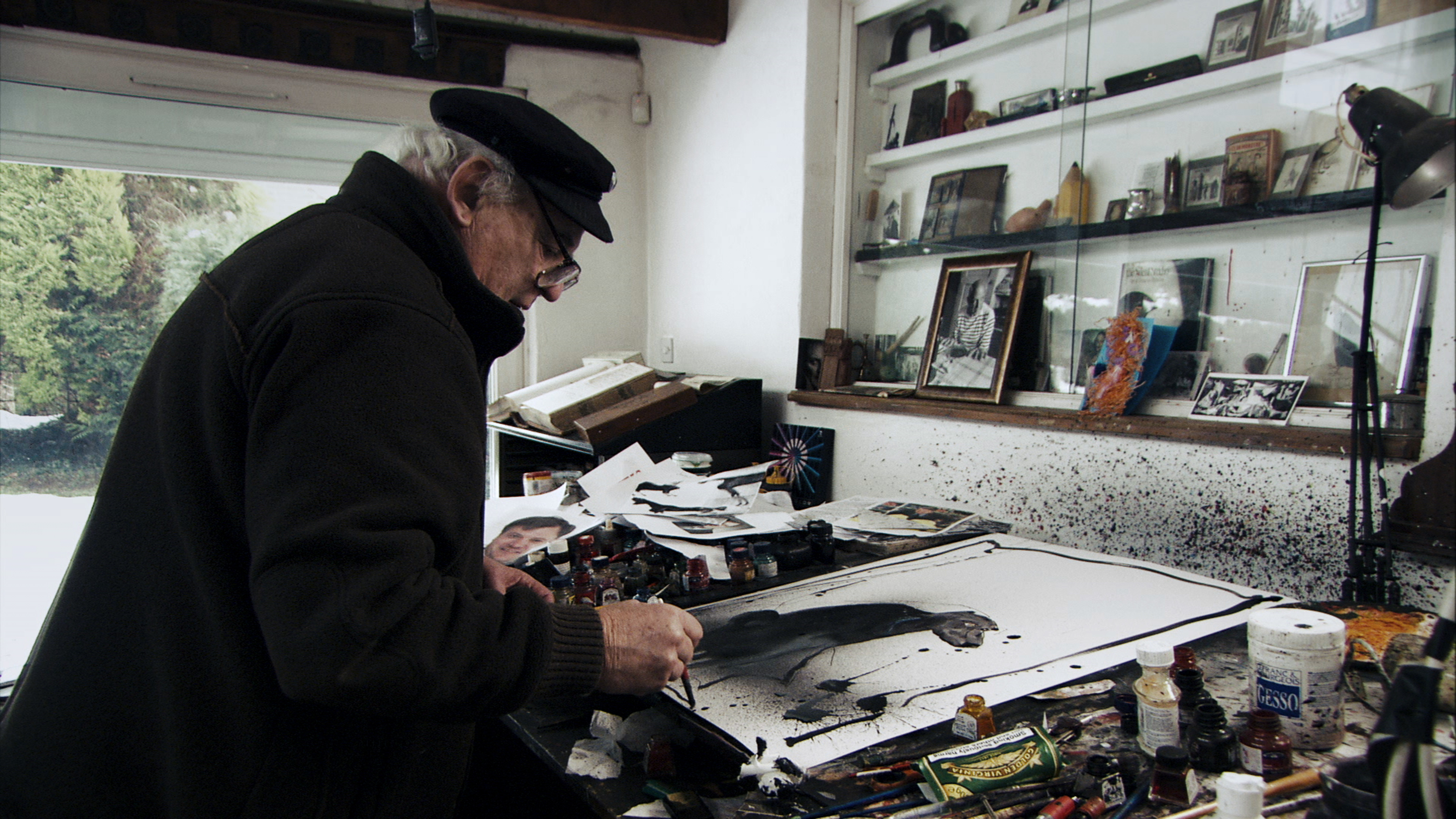 Steadman in his studio.