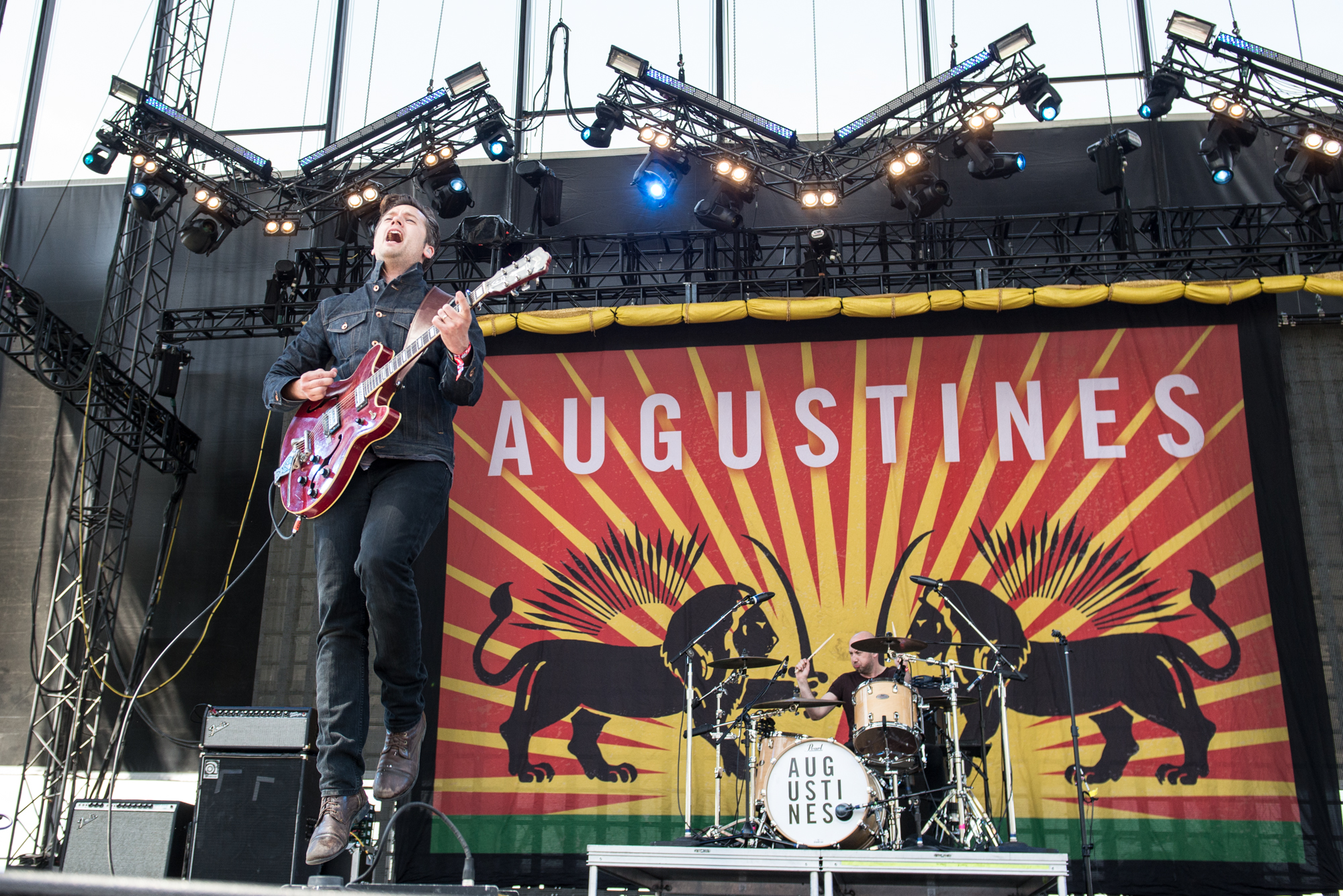 Augustines rocked our socks off despite an earlier day set