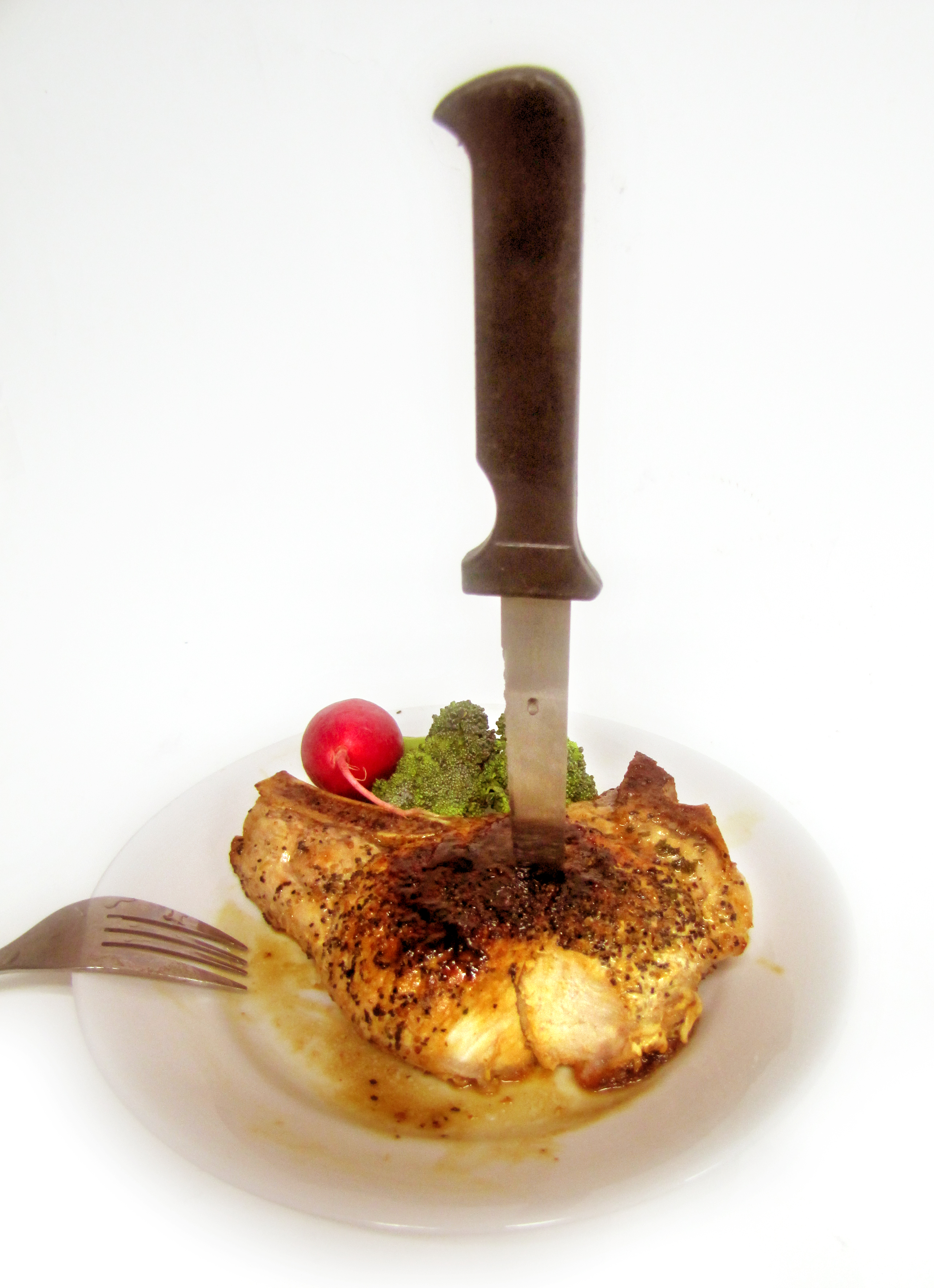 In the end, it wasn’t really about the pork chop.