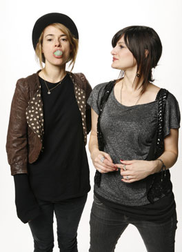 Leisha Hailey and Camila Grey are Uh Huh Her, an emo synth-pop