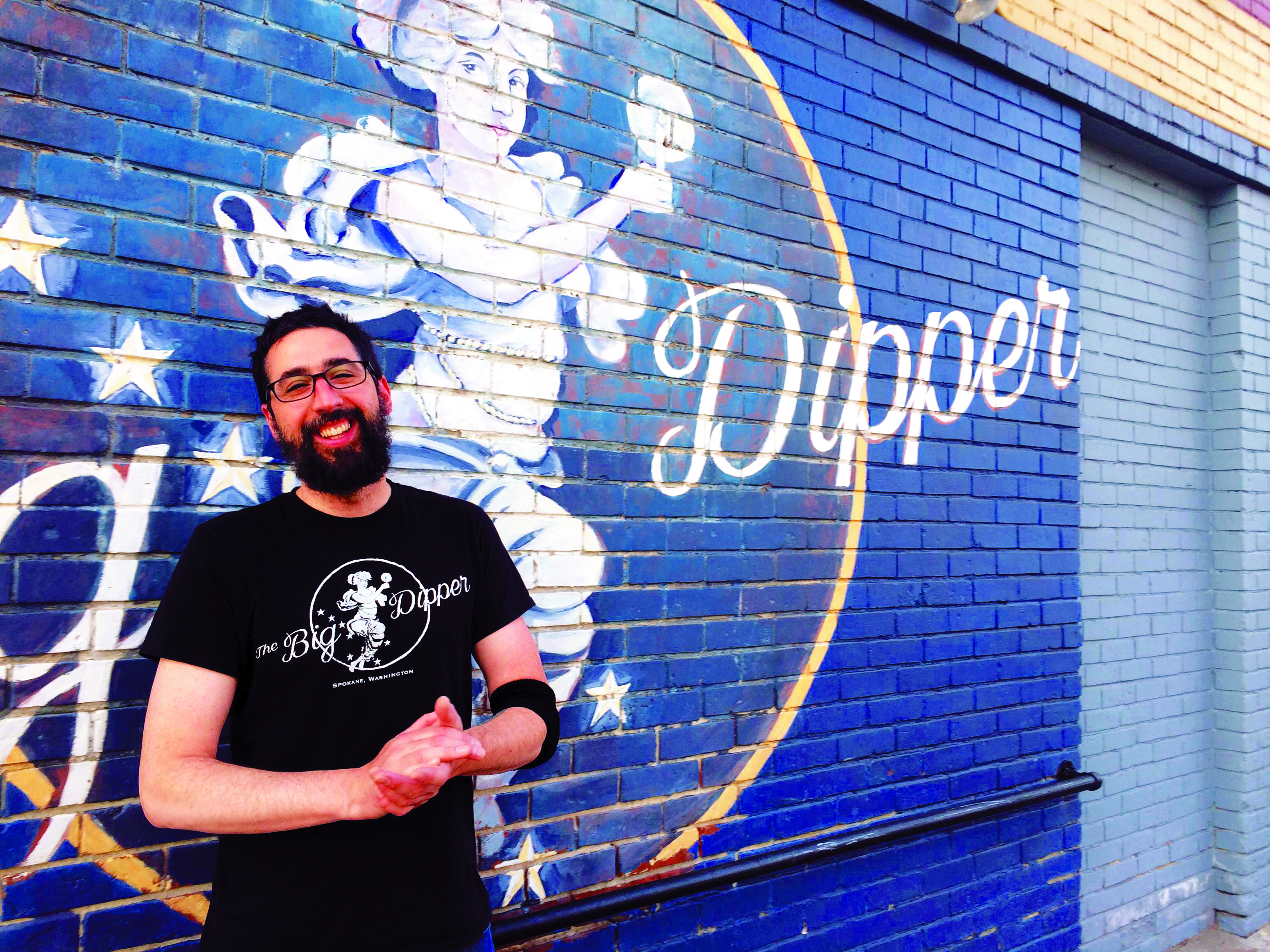 Dan Hoerner outside The Big Dipper.