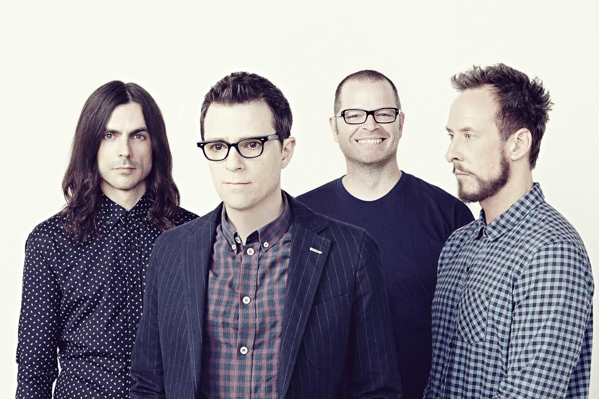 Weezer play 107.7 The End’s Deck the Hall Ball tonight.