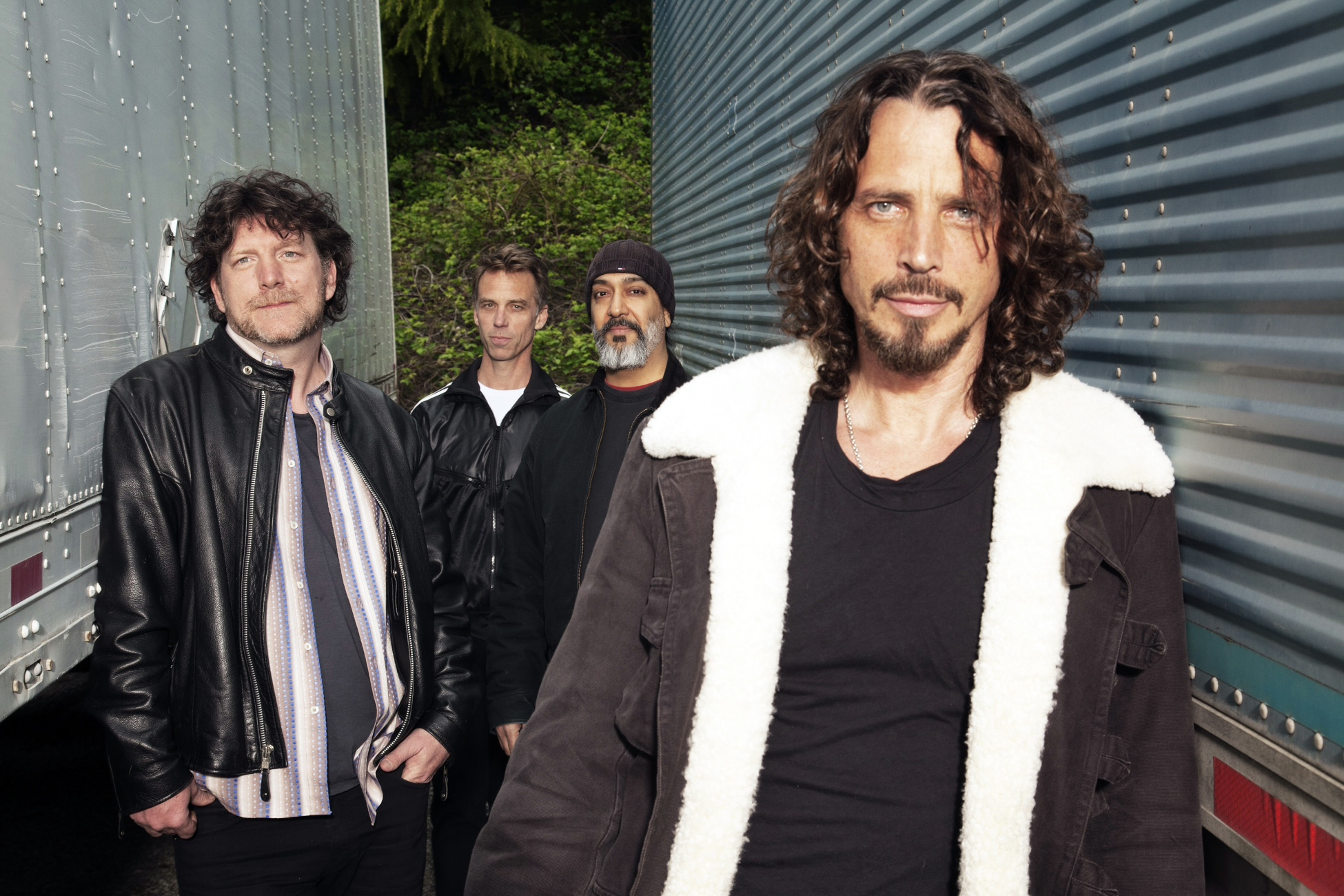 Thayil, second from right: Soundgarden’s unofficial secretary.