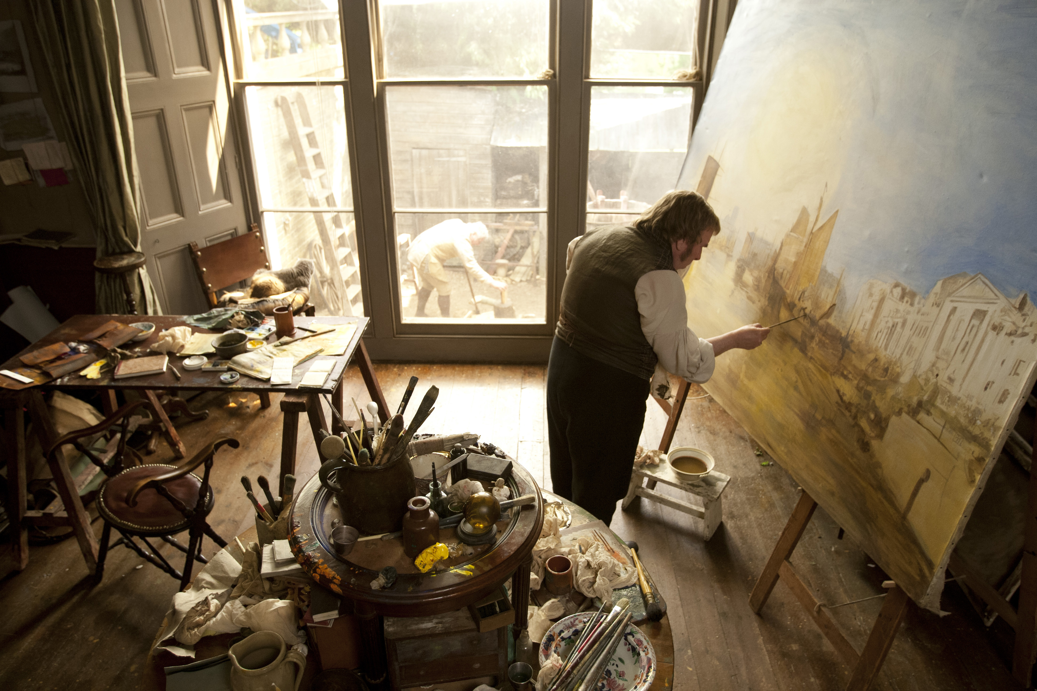 Leigh is absorbed by the details of Turner (Spall) and his trade.Simon Mein/Sony Pictures Classics