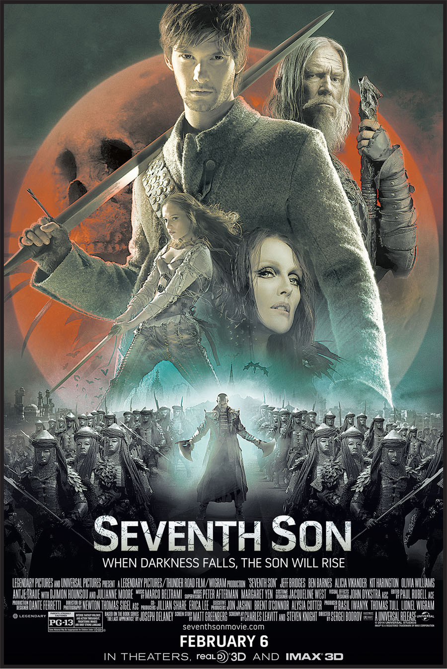 Universal Pictures presents: Seventh Son Wednesday | February 4th 7:00 pm  In a time of