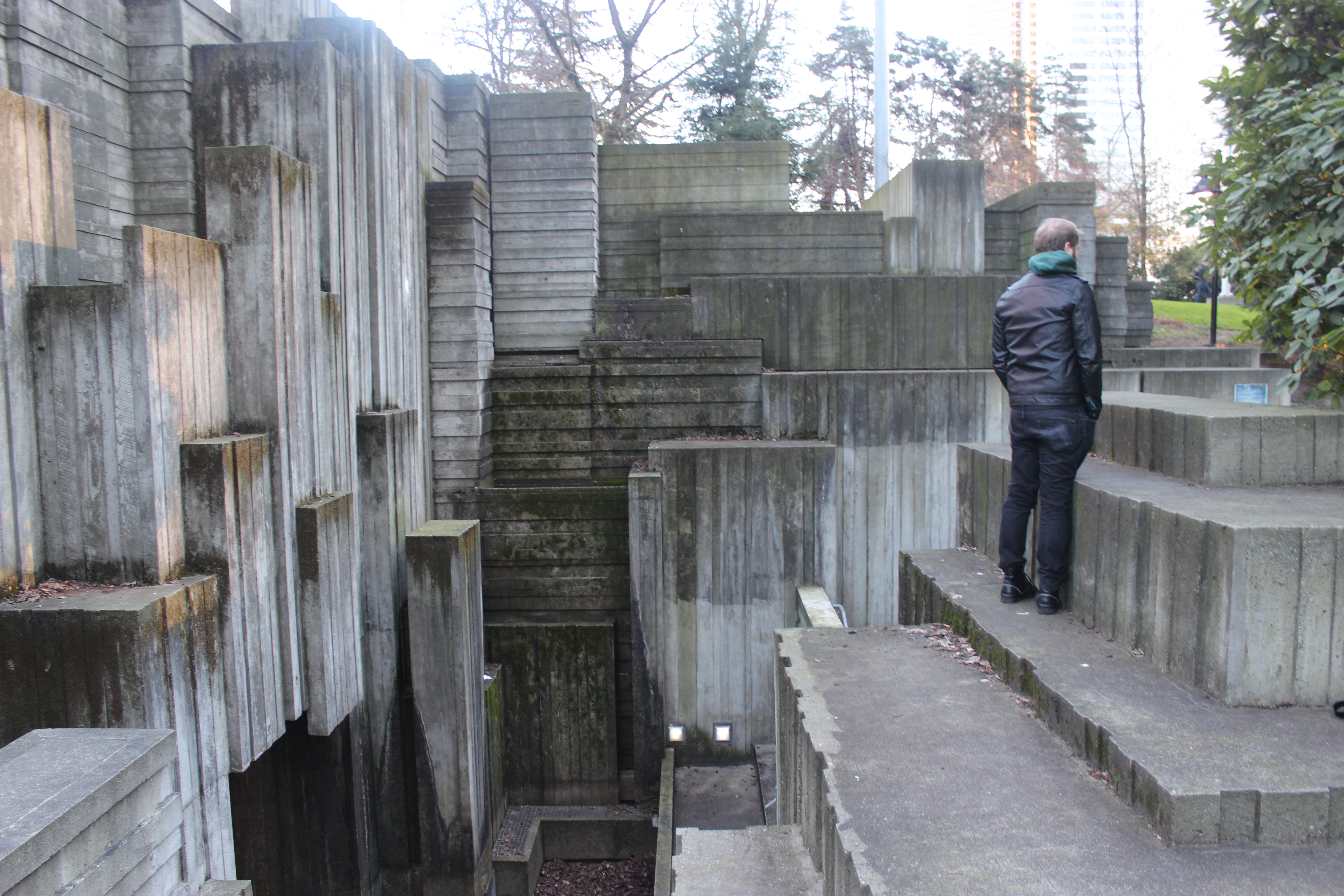 Freeway Park the band at Freeway Park the park. Photo/GIF by Kelton Sears.
