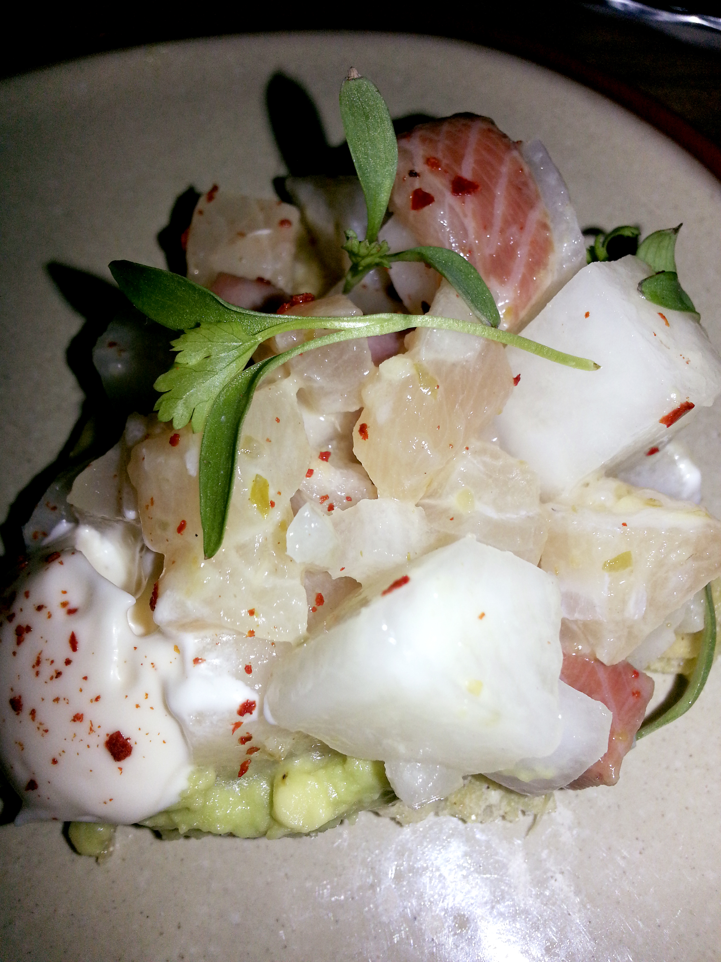 I’m generally distrustful of ceviche. Too often it consists only of shrimp