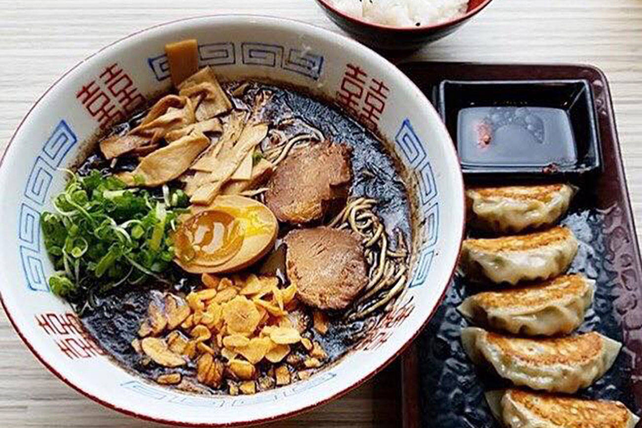 Mala kotteri and gyoza at Ooink in Seattle. Photo courtesy of Ooink