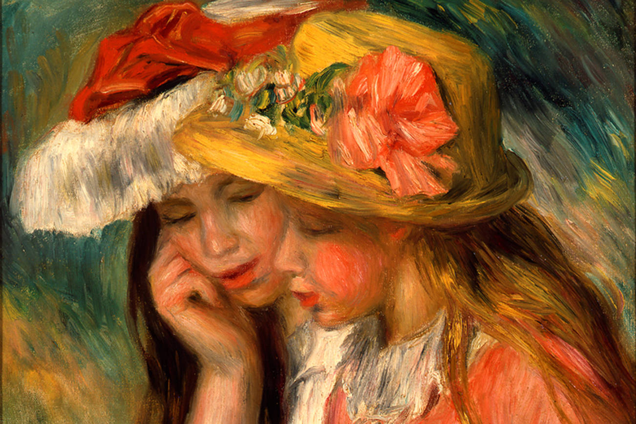 Renoir’s ‘Heads of Two Young Girls’ is among the work that TAM shows off in ‘Key to the Collection.’ Images courtesy Tacoma Art Museum