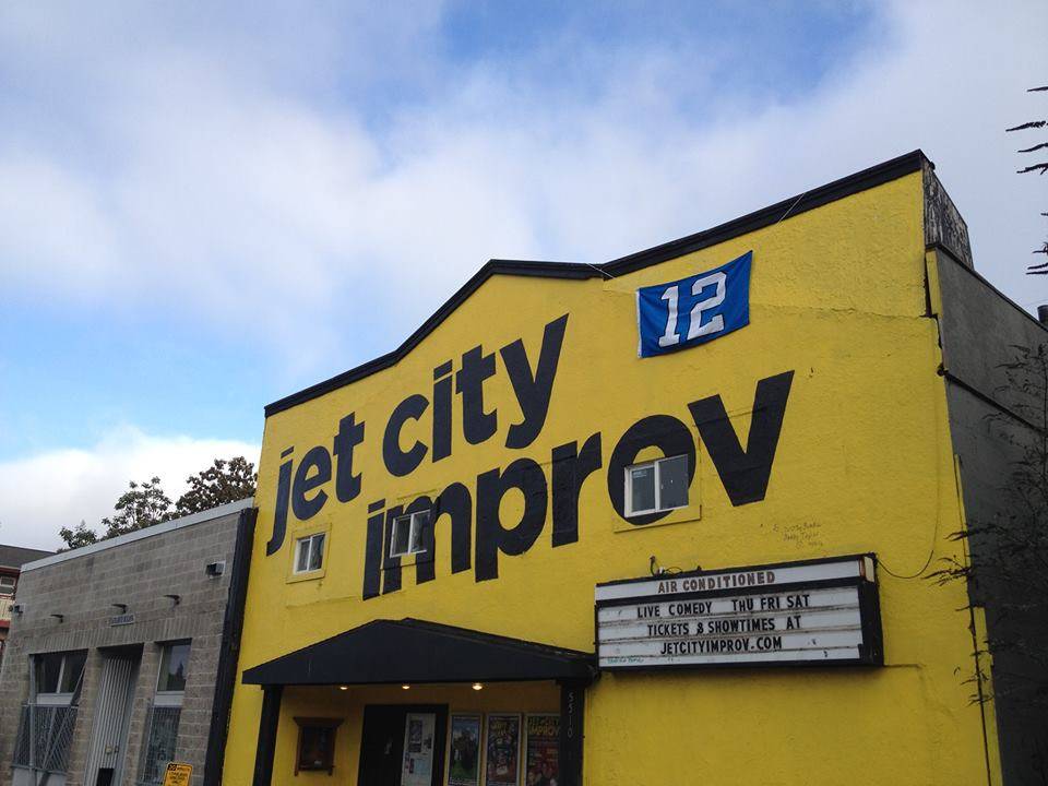 Jet City Impov’s home theater in the University District. Photo courtesy Jet City Improv