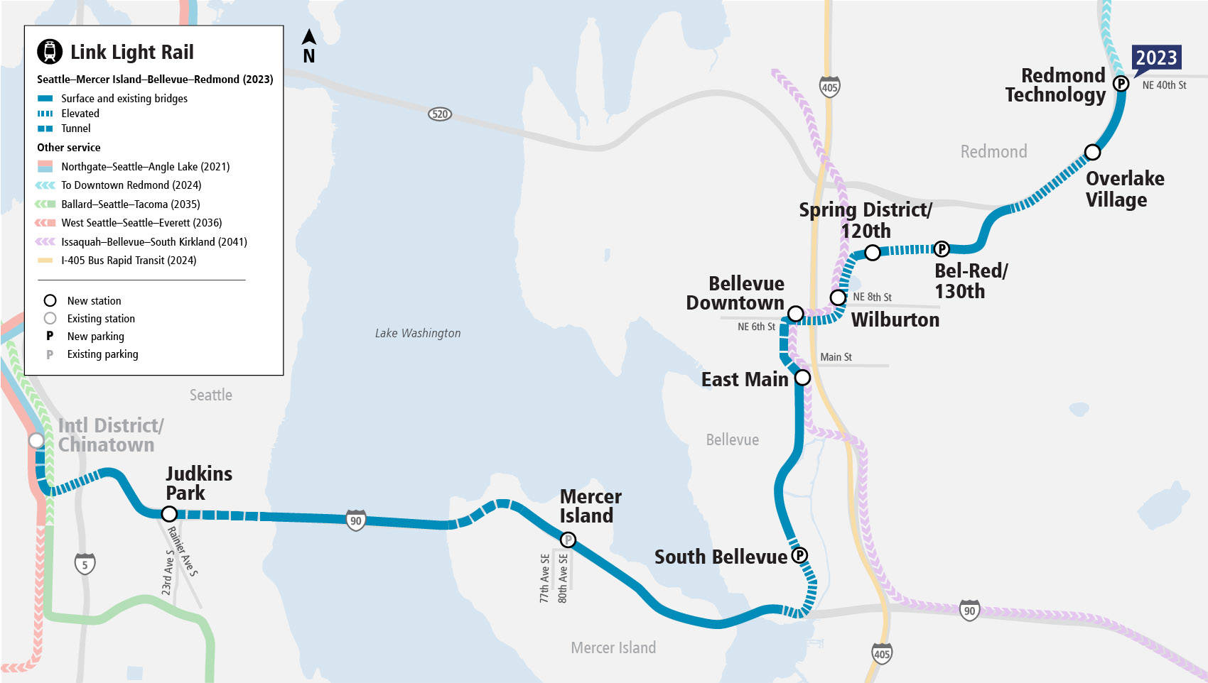 Sound Transit’s East Link light rail construction more than half finished