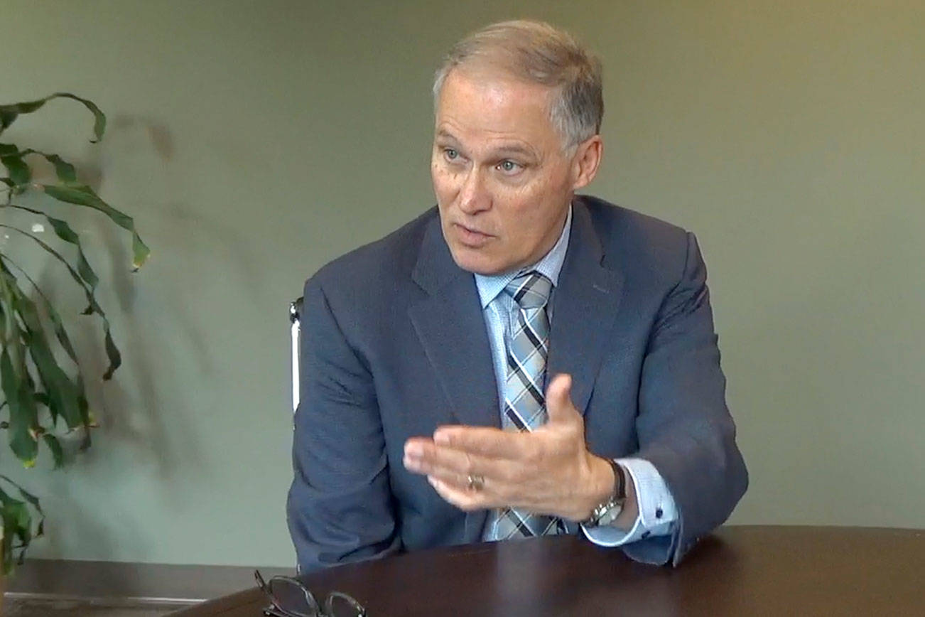 Gov. Jay Inslee talks about homelessness and the climate