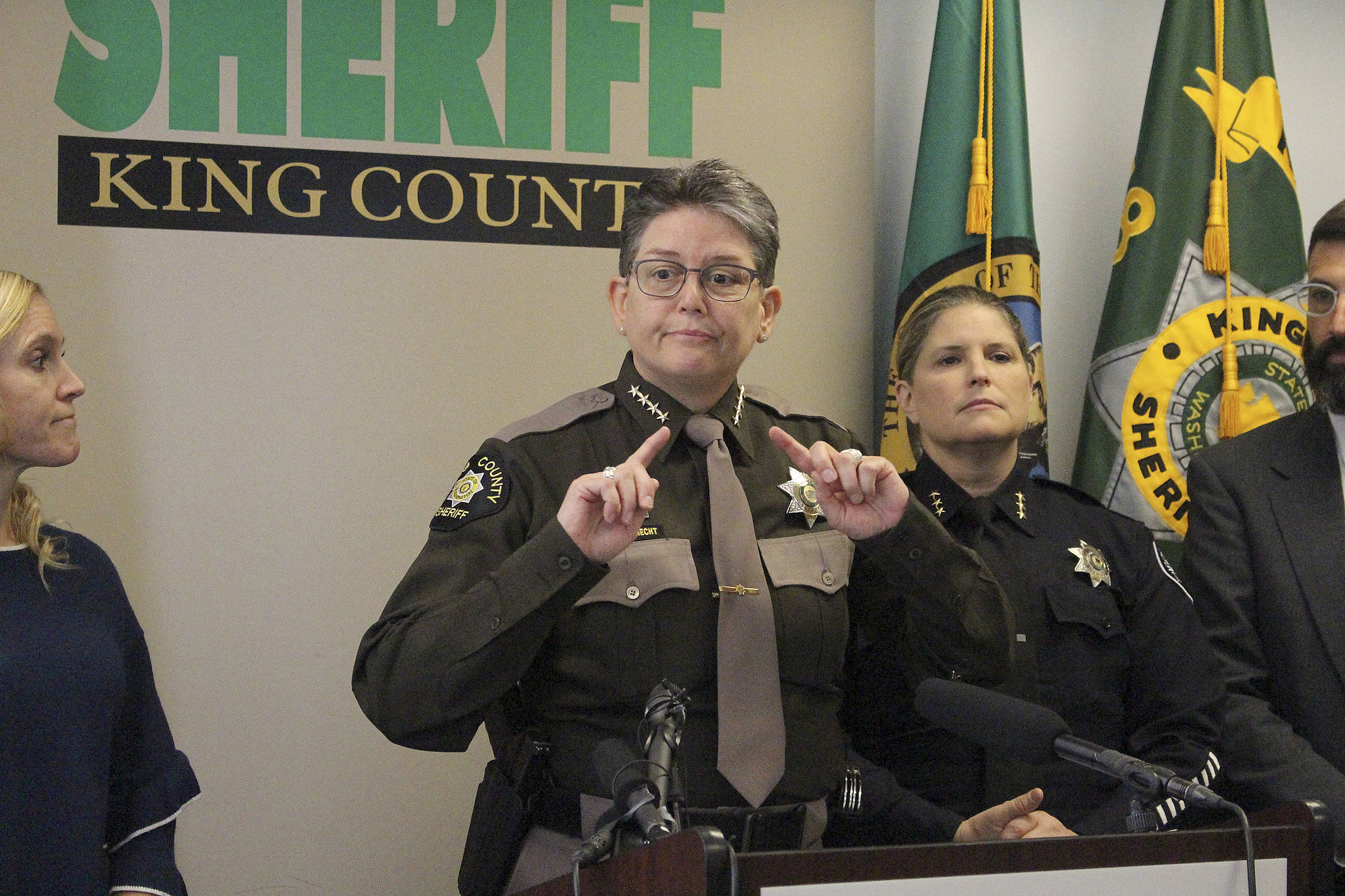 King County Sheriff Mitzi Johanknecht. FILE PHOTO