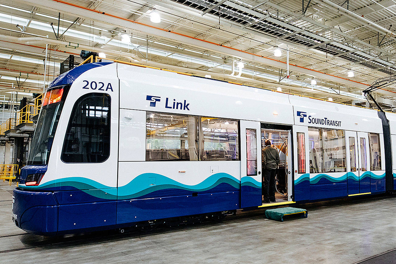 Media day at OMF to show off the first Siemens Link light rail vehicle June 19, 2019.