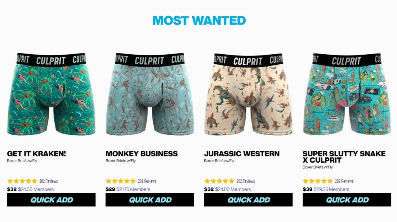 Culprit Underwear Reviews - Legit Products Worth the Money